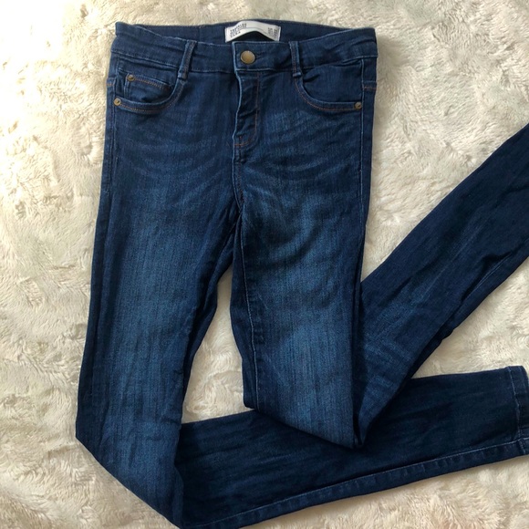Zara blue skinny jeans - size 02 - Picture 1 of 3